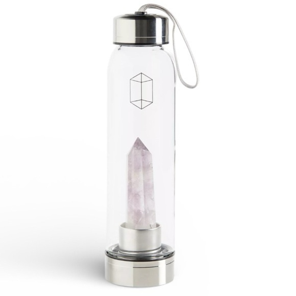 FP Movement by Free People Crystal Water Bottle by Glacce clear quartz